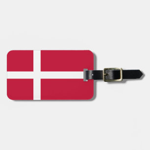 Étiquette À Bagage Drapeau du Danemark