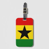 Étiquette À Bagage Drapeau du Ghana (Devant Vertical)