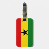 Étiquette À Bagage Drapeau du Ghana (Dos Vertical)