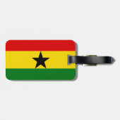 Étiquette À Bagage Drapeau du Ghana (Dos horizontal)
