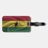 Étiquette À Bagage Drapeau Du Ghana (Dos horizontal)