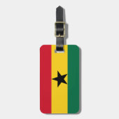 Étiquette À Bagage Drapeau du Ghana Easy ID Personal (Devant Vertical)