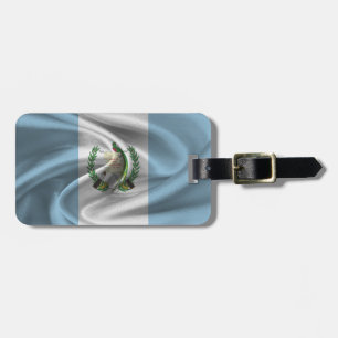 Étiquette À Bagage Drapeau Du Guatemala