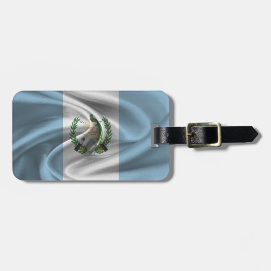 Étiquette À Bagage Drapeau Du Guatemala (Devant horizontal)