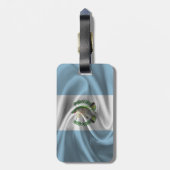 Étiquette À Bagage Drapeau Du Guatemala (Dos Vertical)