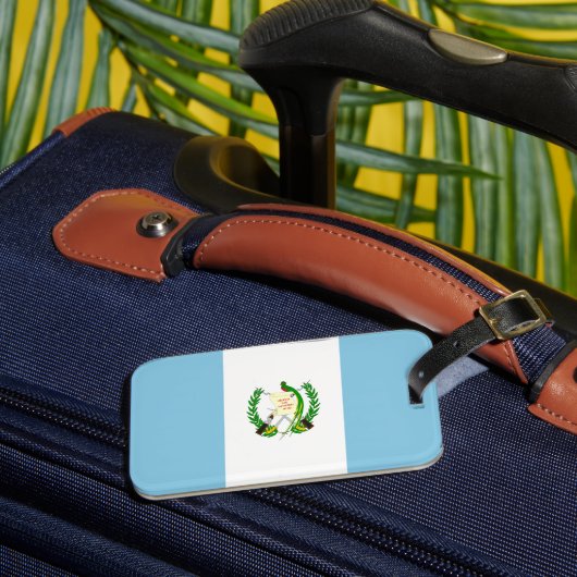 Étiquette À Bagage Drapeau du Guatemala (Insitu Rectoal 3)