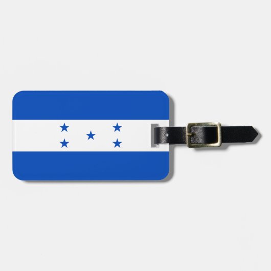 Étiquette À Bagage Drapeau du Honduras (Devant horizontal)