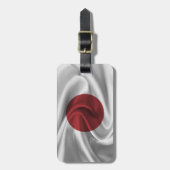 Étiquette À Bagage Drapeau Du Japon (Devant Vertical)