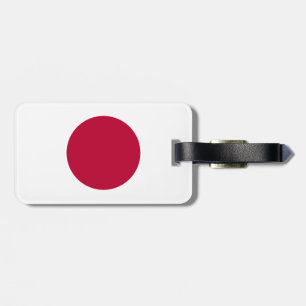 Étiquette À Bagage Drapeau du Japon Balise à bagages avec bracelet en
