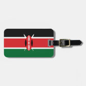 Étiquette À Bagage Drapeau du Kenya (Devant horizontal)