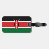 Étiquette À Bagage Drapeau du Kenya (Dos horizontal)
