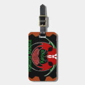 Étiquette À Bagage Drapeau du Kenya - Hakuna Matata Patriotic (Devant Vertical)