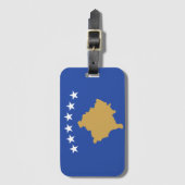 Étiquette À Bagage Drapeau du Kosovo (Devant Vertical)