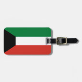 Étiquette À Bagage Drapeau du Koweït (Devant horizontal)