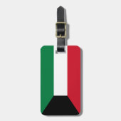 Étiquette À Bagage Drapeau du Koweït (Devant Vertical)