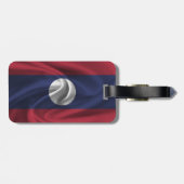 Étiquette À Bagage Drapeau Du Laos (Dos horizontal)