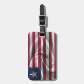 Étiquette À Bagage Drapeau du Liberia (Devant Vertical)