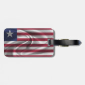 Étiquette À Bagage Drapeau du Liberia (Dos horizontal)