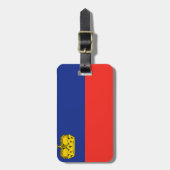 Étiquette À Bagage Drapeau du Liechtenstein (Devant Vertical)