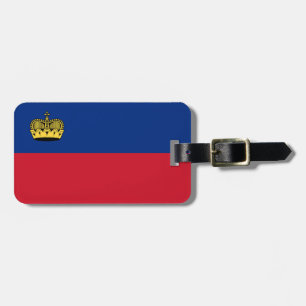 Étiquette À Bagage Drapeau du Liechtenstein