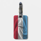 Étiquette À Bagage Drapeau du Luxembourg (Dos Vertical)