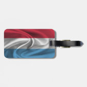 Étiquette À Bagage Drapeau du Luxembourg (Dos horizontal)