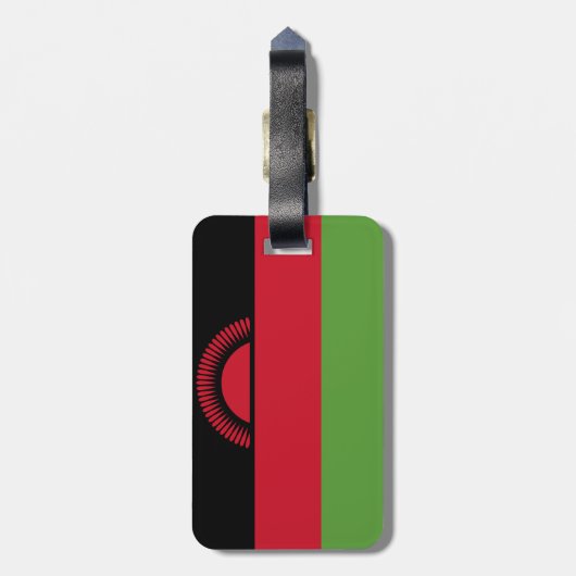 Étiquette À Bagage drapeau du Malawi (Dos Vertical)
