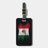 Étiquette À Bagage Drapeau du Mexique bracelet, drapeau national (Devant Vertical)