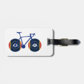 Étiquette À Bagage Drapeau du Mississippi cyclisme (Dos horizontal)
