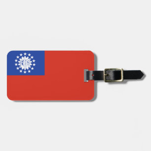 Étiquette À Bagage Drapeau du Myanmar Easy ID Personal