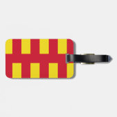 Étiquette À Bagage Drapeau du Northumberland (Dos horizontal)