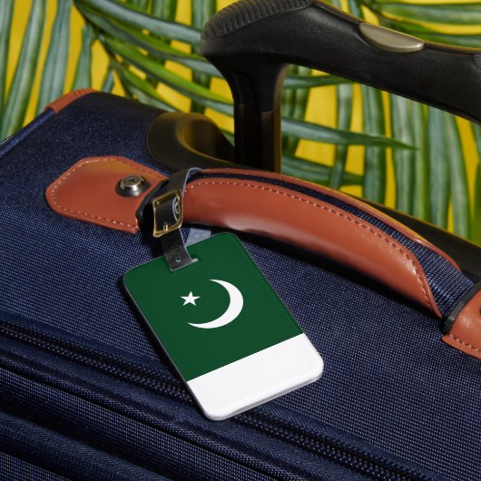 Étiquette À Bagage Drapeau du Pakistan (Insitu Rectoal 1)