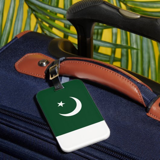 Étiquette À Bagage Drapeau du Pakistan (Insitu Rectoal 1)