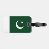 Étiquette À Bagage Drapeau du Pakistan (Dos horizontal)
