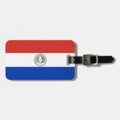 Étiquette À Bagage Drapeau du Paraguay (Devant horizontal)