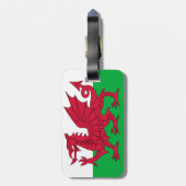 Étiquette À Bagage Drapeau du Pays de Galles (Dos Vertical)