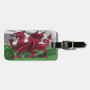 Étiquette À Bagage Drapeau Du Pays De Galles