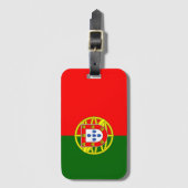 Étiquette À Bagage Drapeau du Portugal (Devant Vertical)