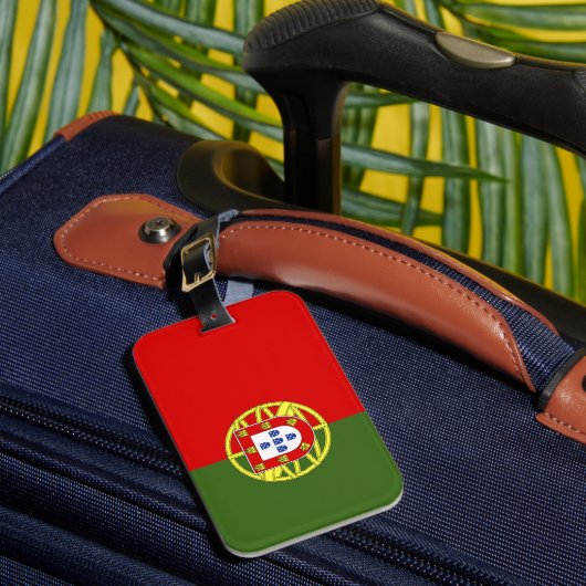 Étiquette À Bagage Drapeau du Portugal (Insitu Rectoal 1)