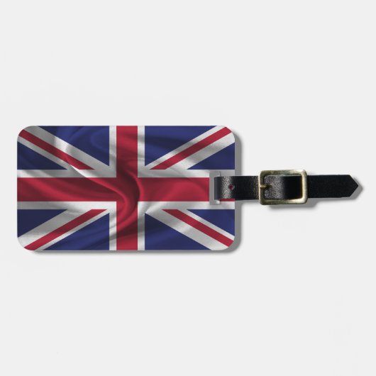 Étiquette À Bagage Drapeau Du Royaume-Uni (Devant horizontal)