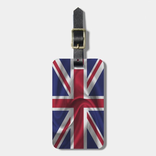 Étiquette À Bagage Drapeau Du Royaume-Uni (Devant Vertical)