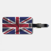 Étiquette À Bagage Drapeau Du Royaume-Uni (Dos horizontal)