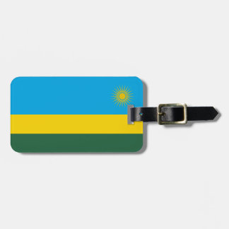 Étiquette À Bagage Drapeau du Rwanda