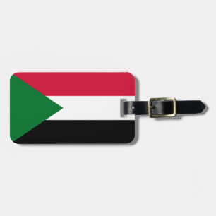 Étiquette À Bagage Drapeau du Soudan