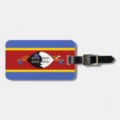 Étiquette À Bagage drapeau du Swaziland (Devant horizontal)