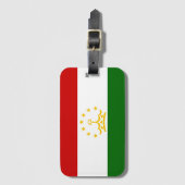 Étiquette À Bagage Drapeau du Tadjikistan (Devant Vertical)