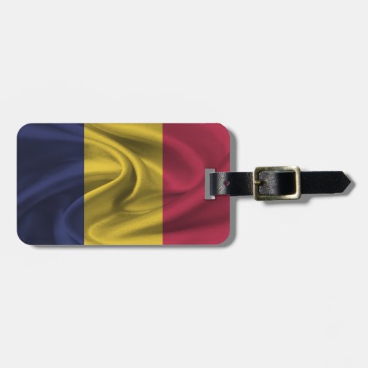 Étiquette À Bagage Drapeau du Tchad (Devant horizontal)