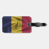 Étiquette À Bagage Drapeau du Tchad (Dos horizontal)