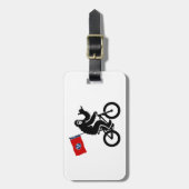 Étiquette À Bagage Drapeau du Tennessee de Bigfoot Cycling (Devant Vertical)