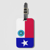 Étiquette À Bagage Drapeau du Texas (Devant Vertical)